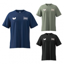 Butterfly蝴蝶乒乓球服 BWH843文化衫休閑圓領衫速干輕薄透氣3色可選